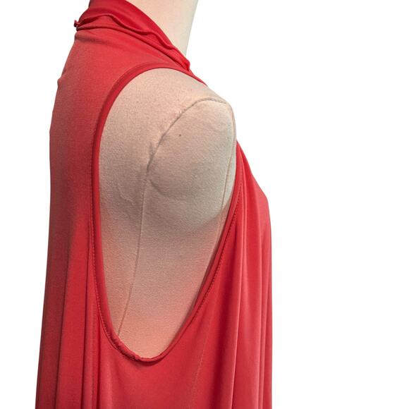 Jenna Beths NWT Cover Up Cardigan Open Front Hi Lo Hem Sleeveless OSFM Boho Chic - Picture 6 of 9